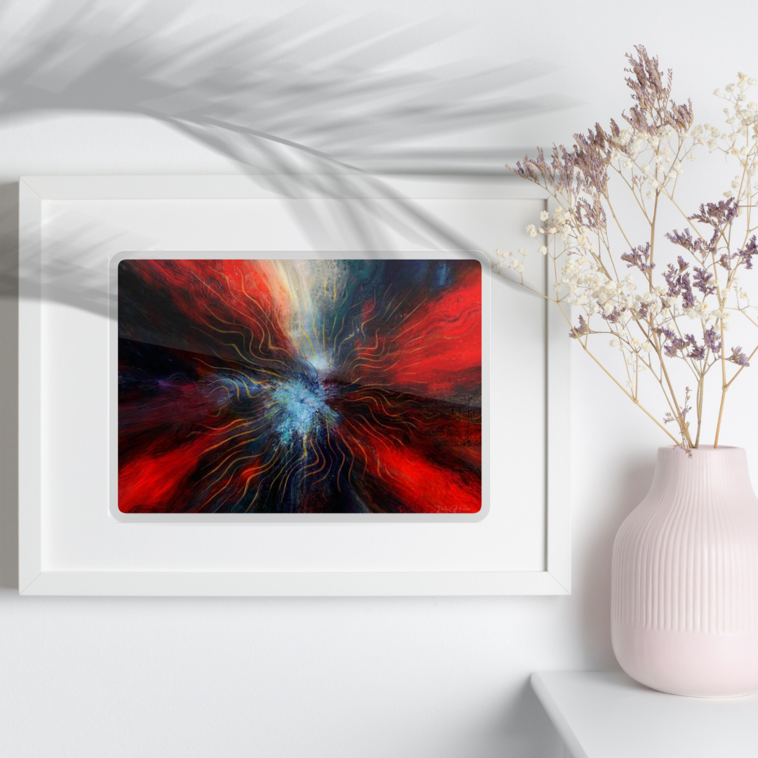 Colour Explosion Abstract Print