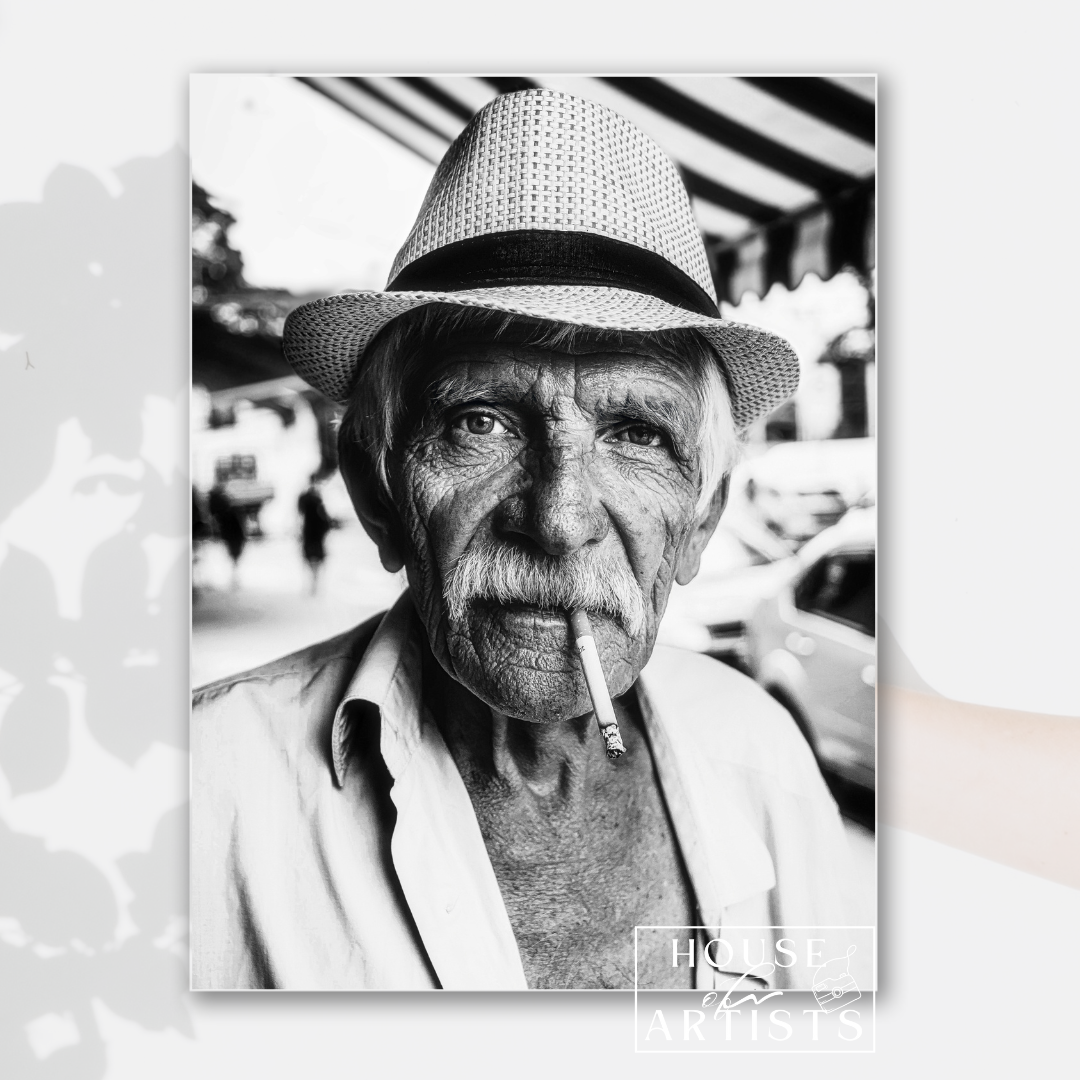 Through the Life in Monochrome Print
