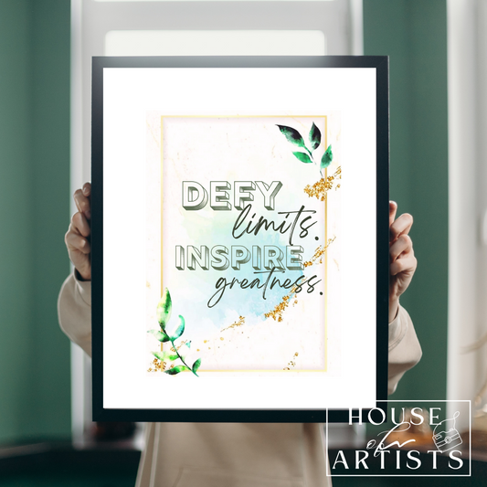 Defy Limits Print