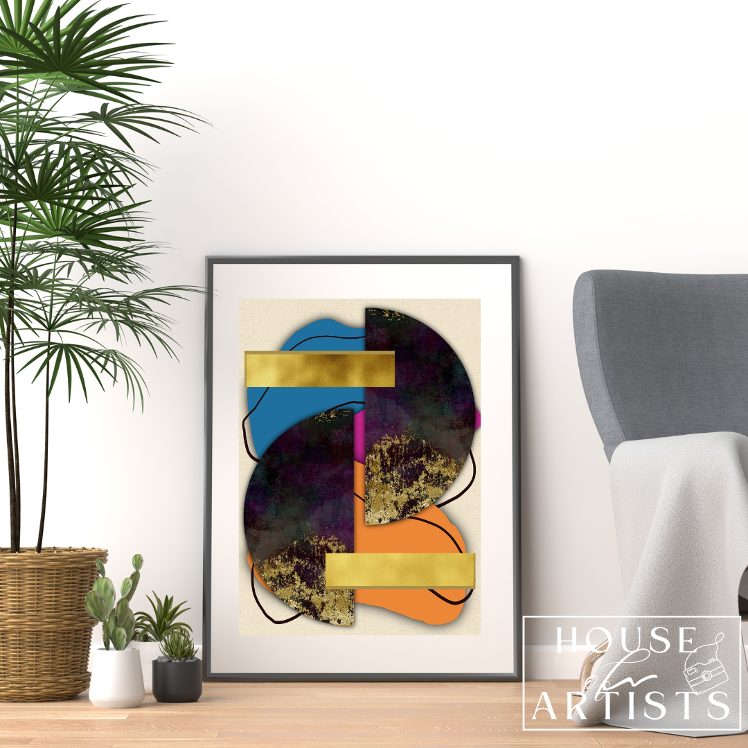 Geometric Abstract Art Print