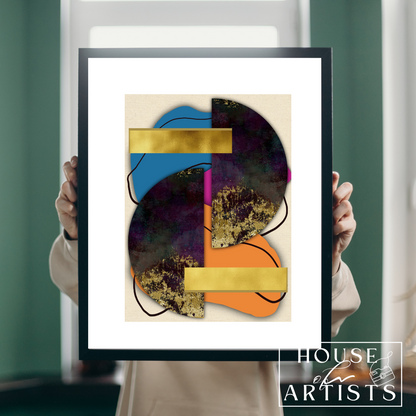 Geometric Abstract Art Print