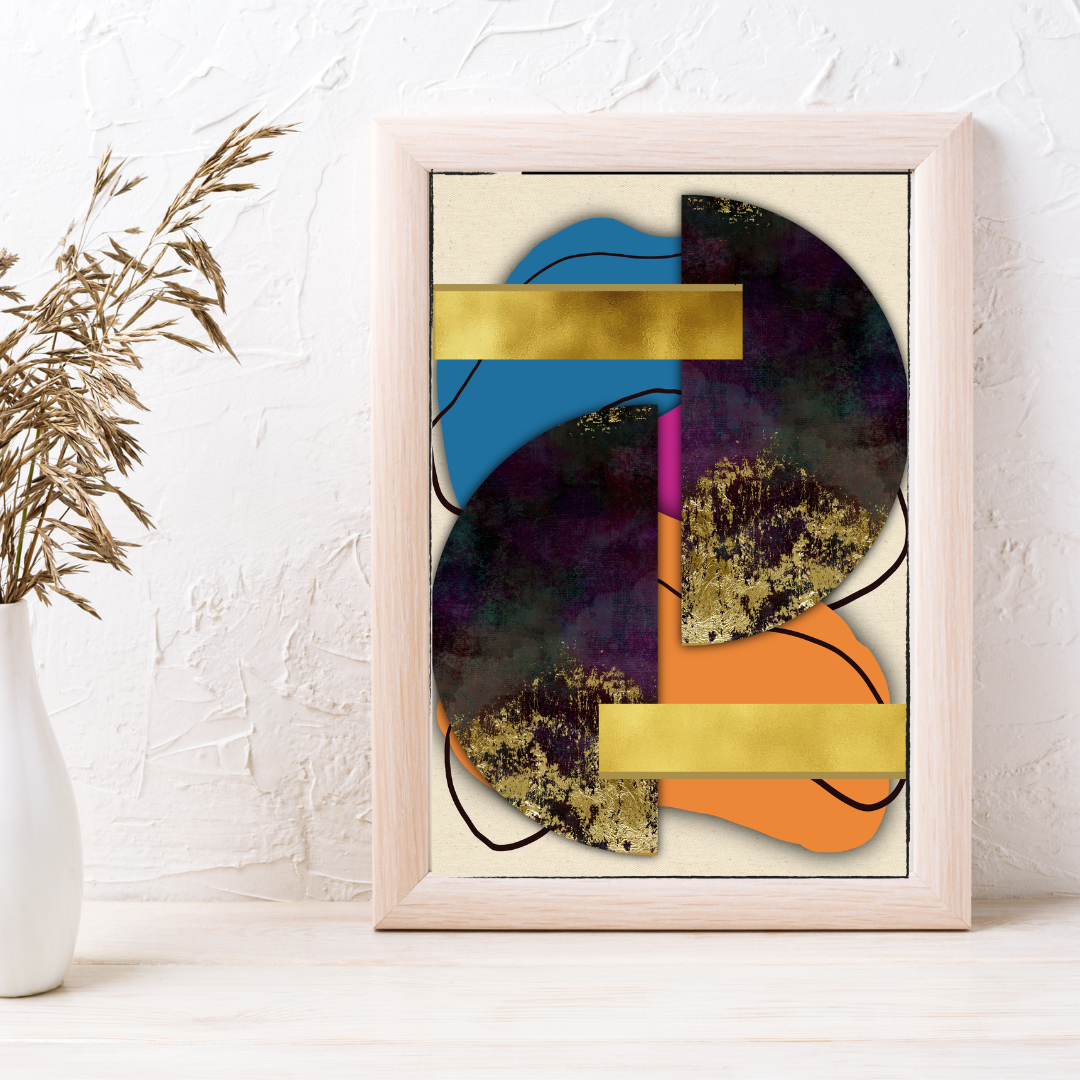 Geometric Abstract Art Print