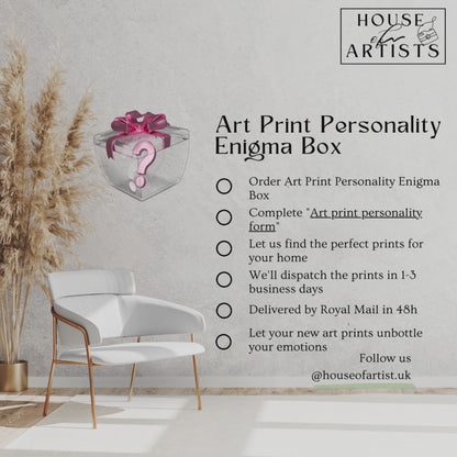 Art Print Personality Enigma Box