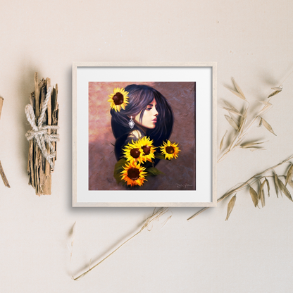 Sunflower Nostalgia Print