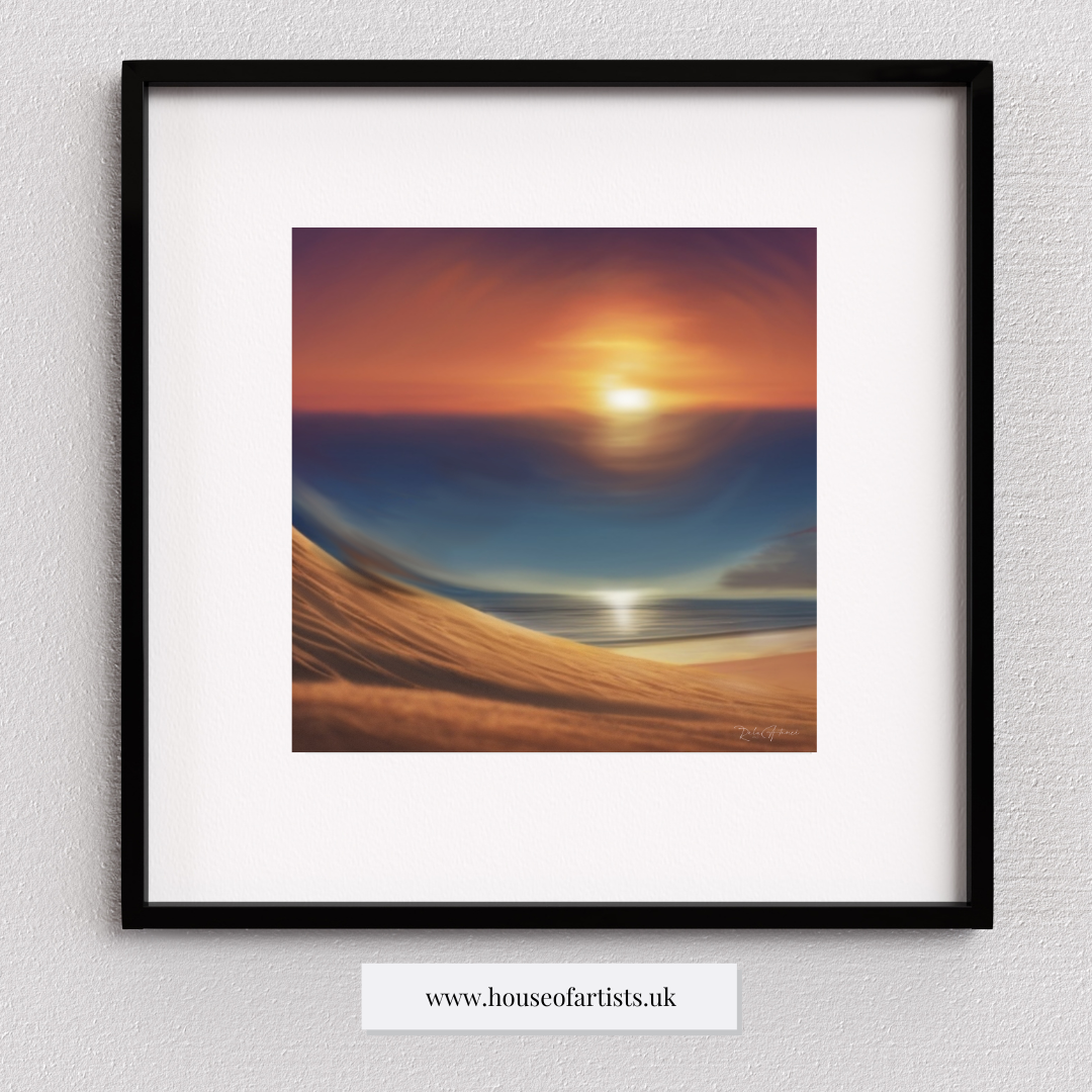 Sunset at the Beach Print