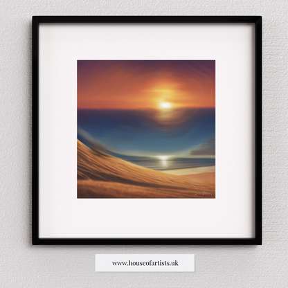 Sunset at the Beach Print