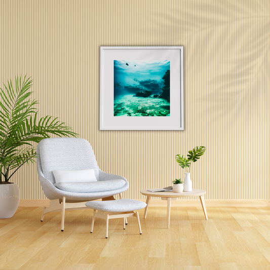 Moody Underwater Scene Print