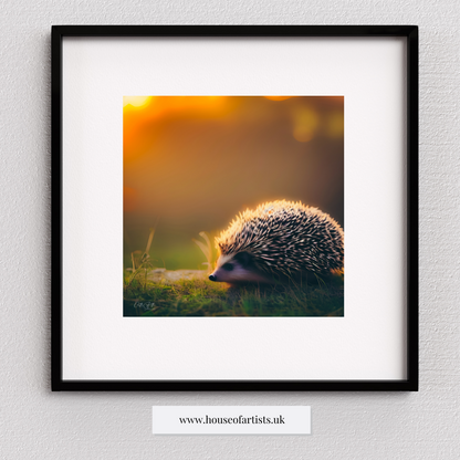 Hiking Hedgehog Prints