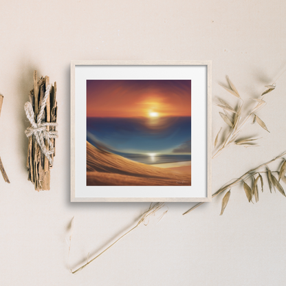 Sunset at the Beach Print