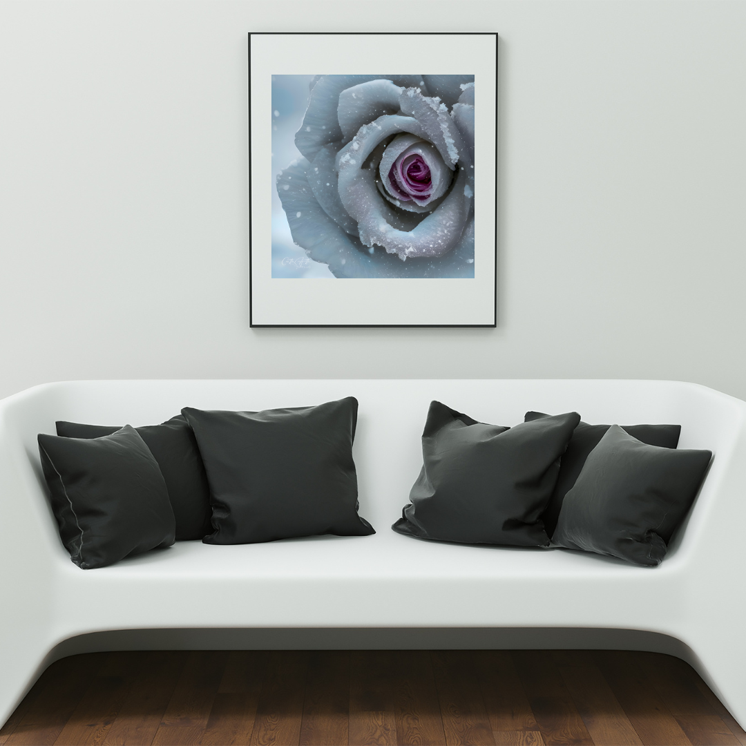 Mix & Match Frozen Roses Prints