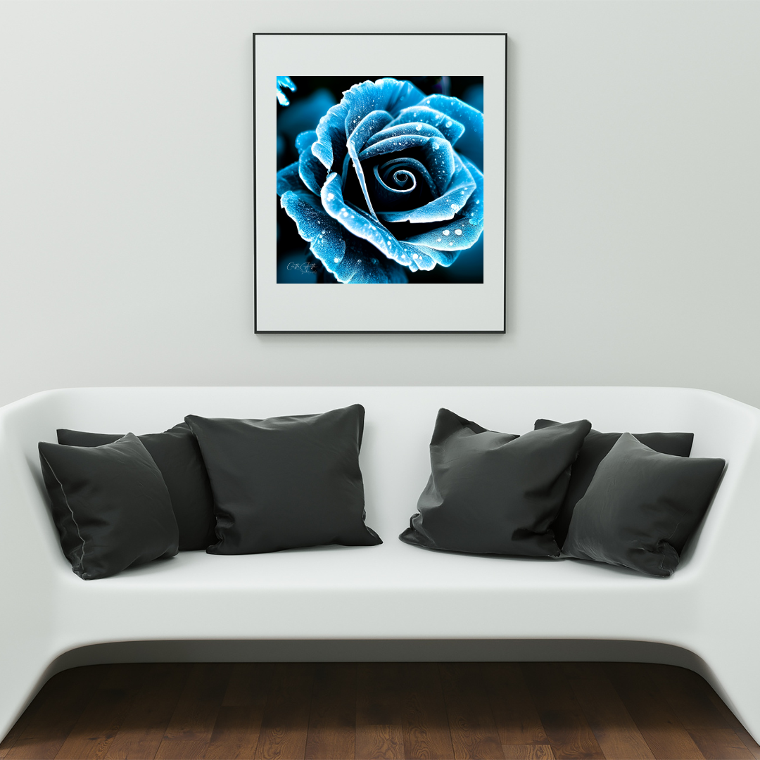 Mix & Match Frozen Roses Prints