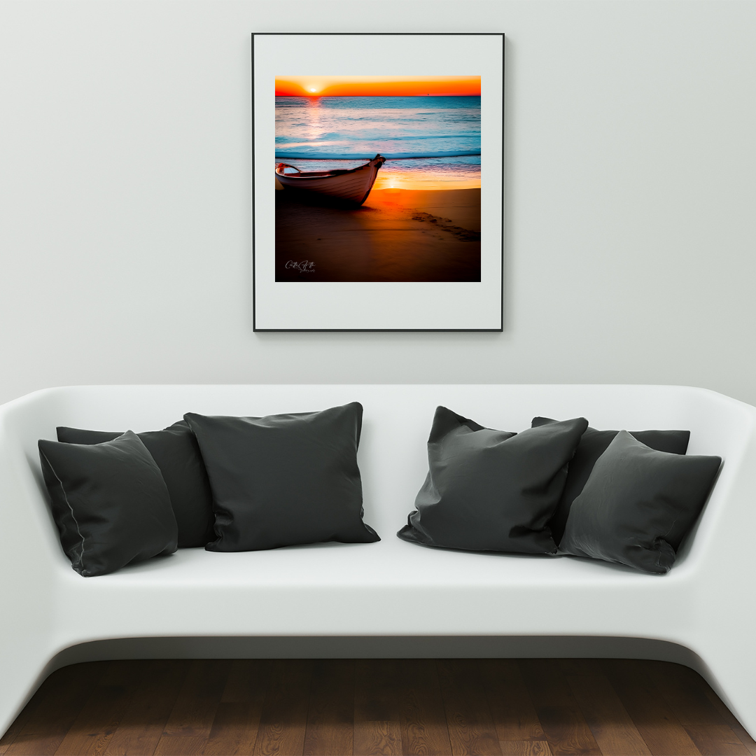 Mix & Match Sunsets and Boats Prints