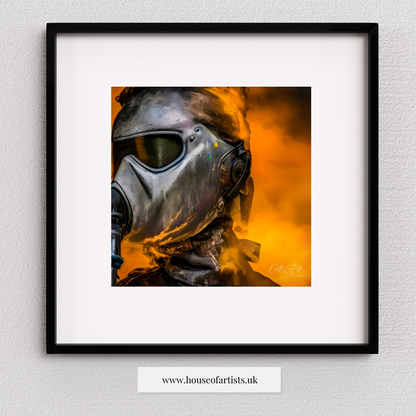 Dystopian Smoke Masks Prints