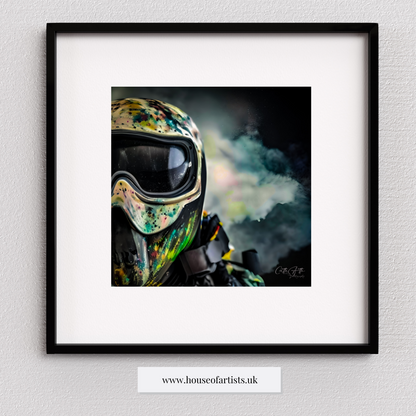 Dystopian Smoke Masks Prints