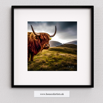 Highland Cow Print