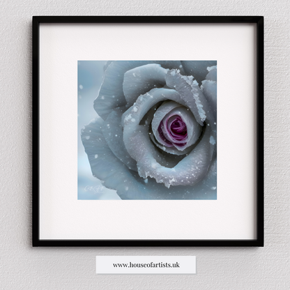 Mix & Match Frozen Roses Prints