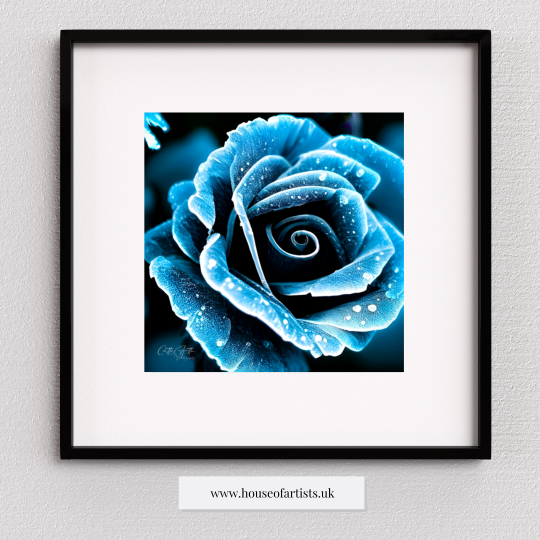 Mix & Match Frozen Roses Prints