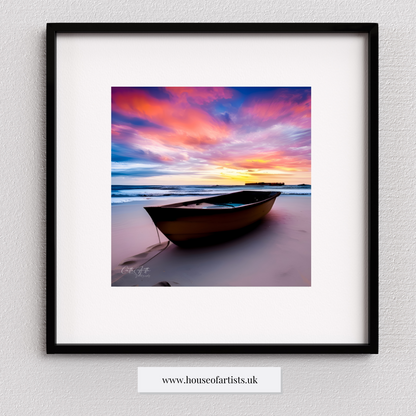 Mix & Match Sunsets and Boats Prints