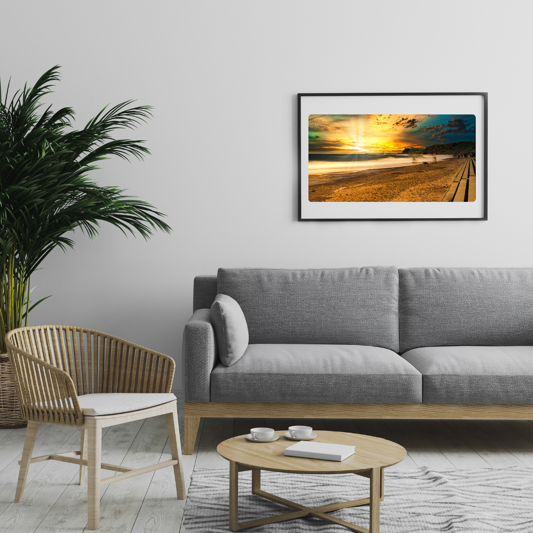 Landscape Beach Sunset Print