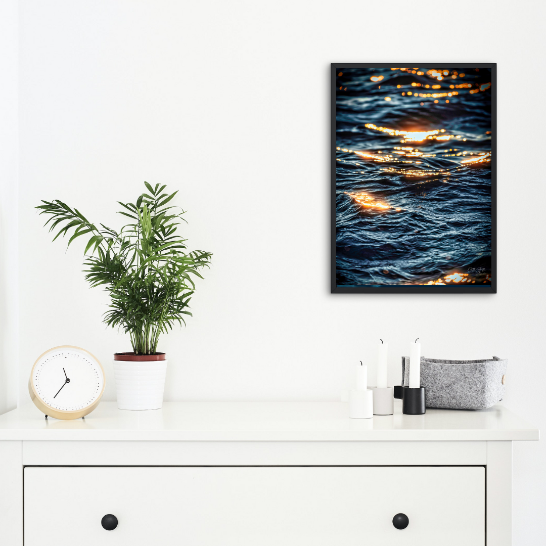 Sunset in Waves Print