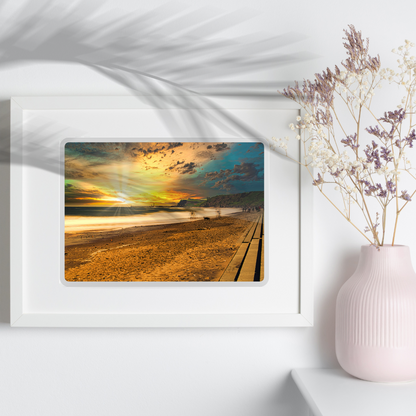 Landscape Beach Sunset Print