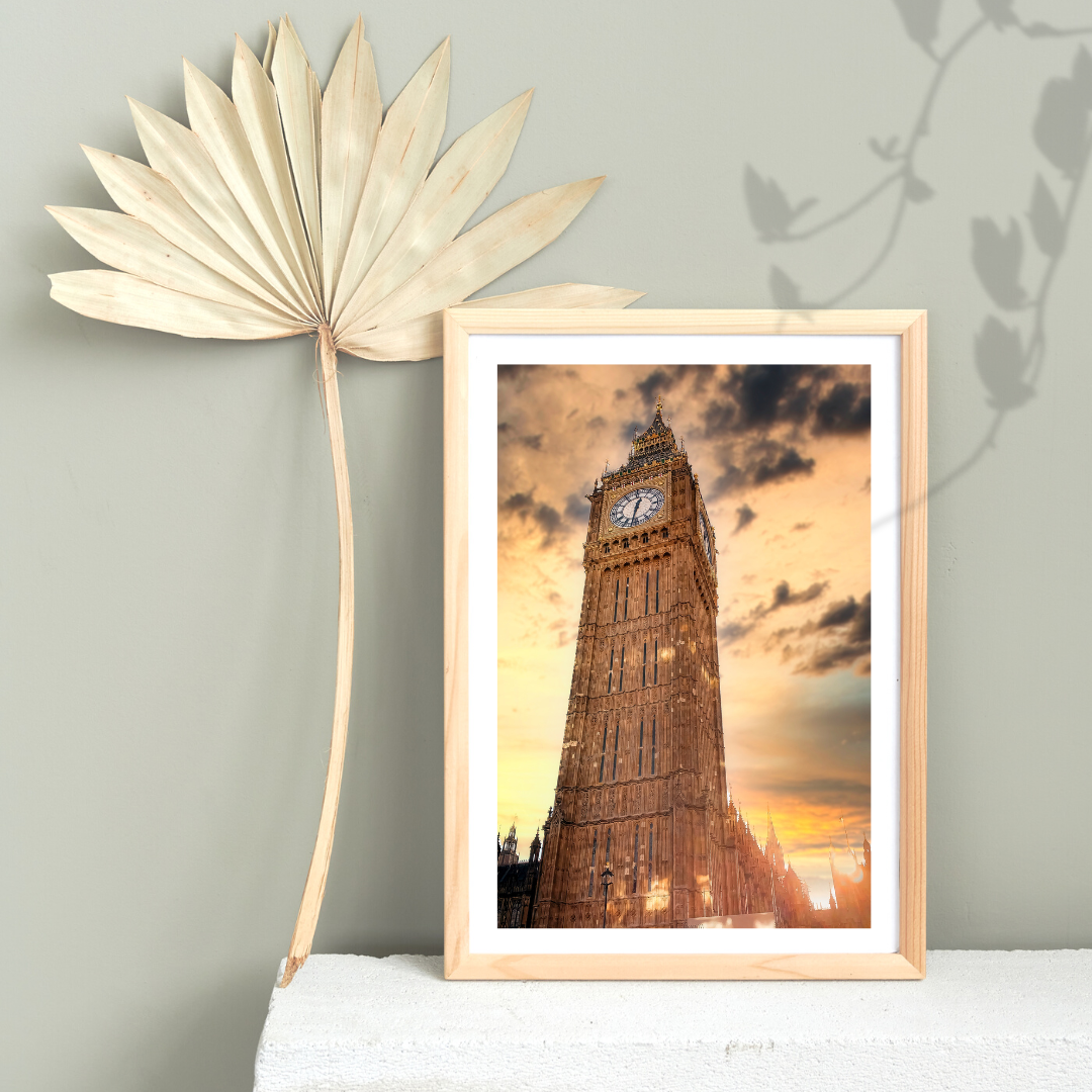 Big Ben at Sunset Print