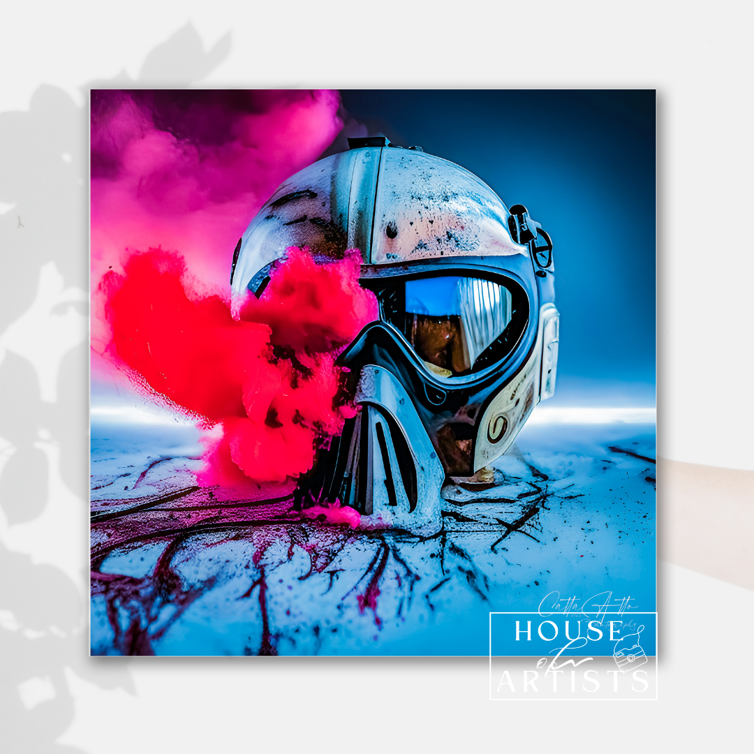 Dystopian Smoke Masks Prints