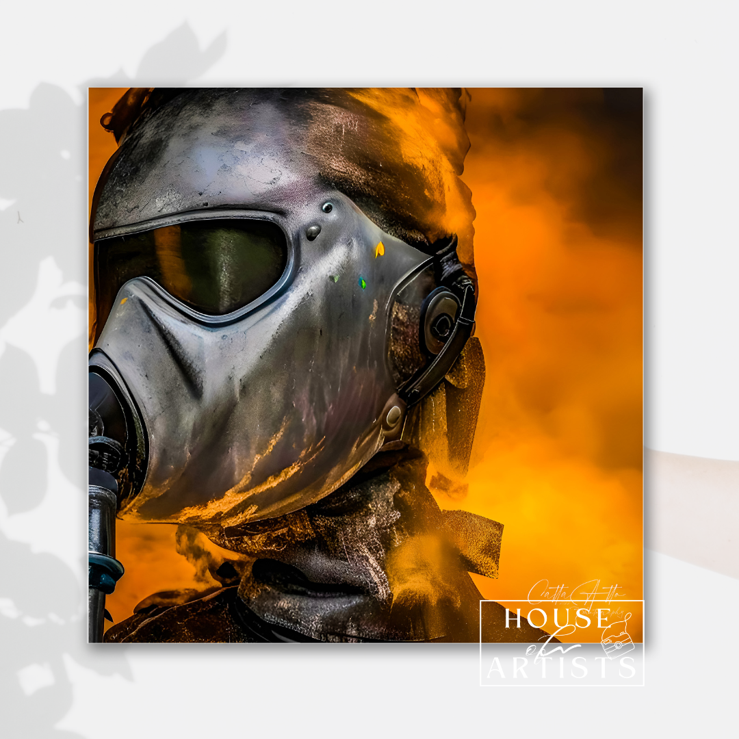 Dystopian Smoke Masks Prints