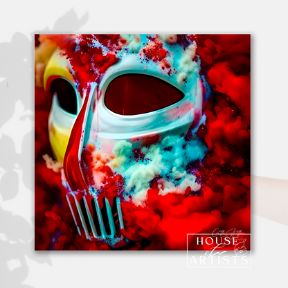 Dystopian Smoke Masks Prints