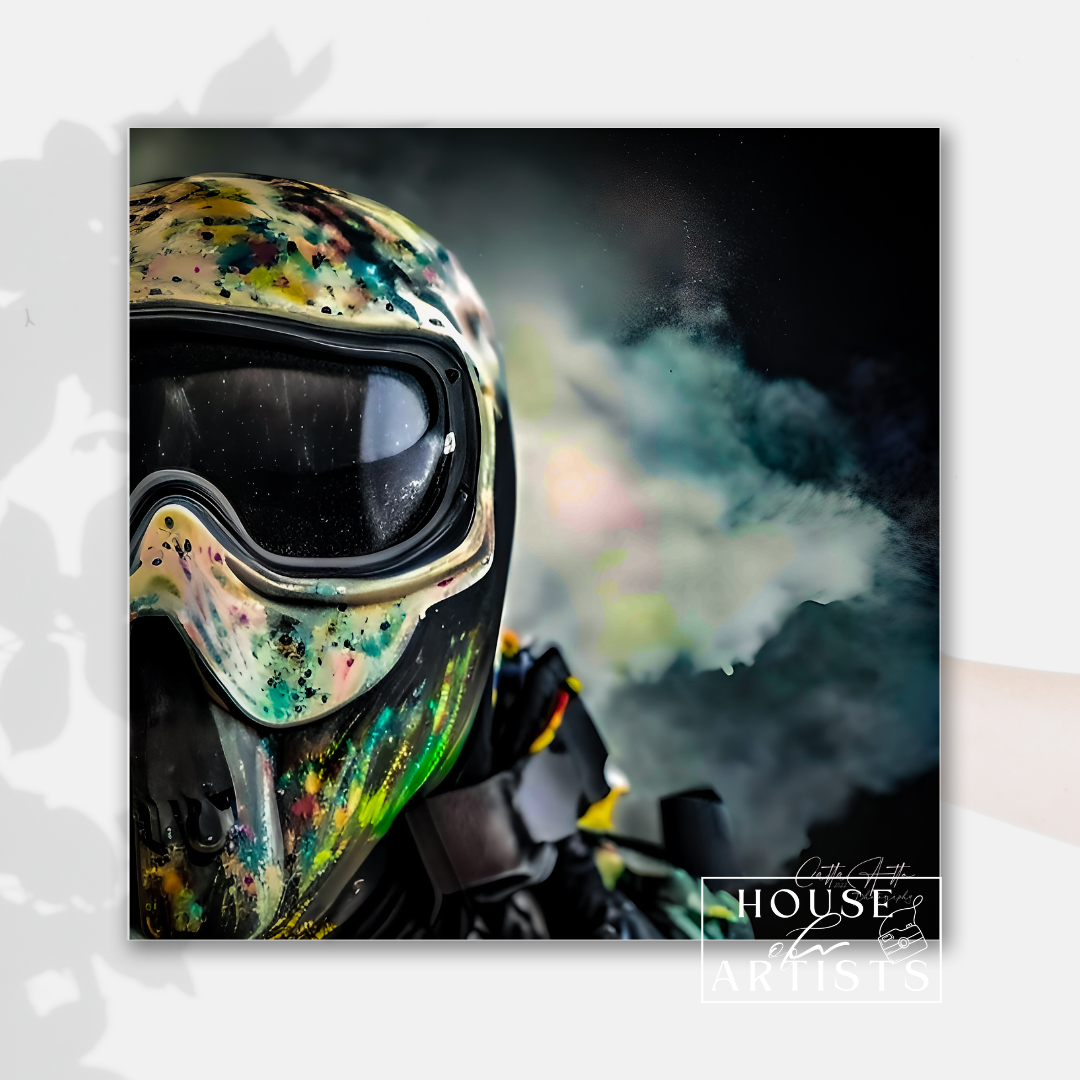 Dystopian Smoke Masks Prints