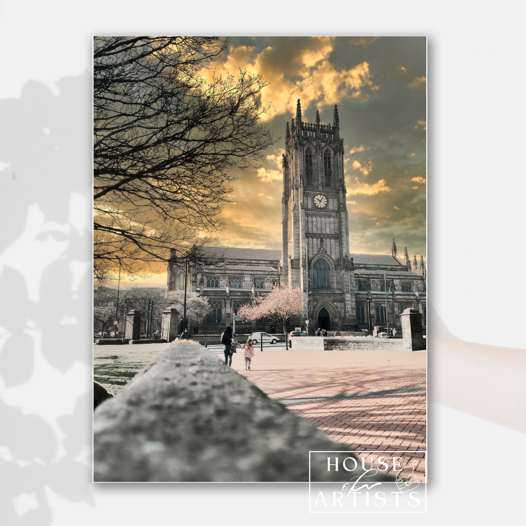 Landscape Cathedral at Sunset Print