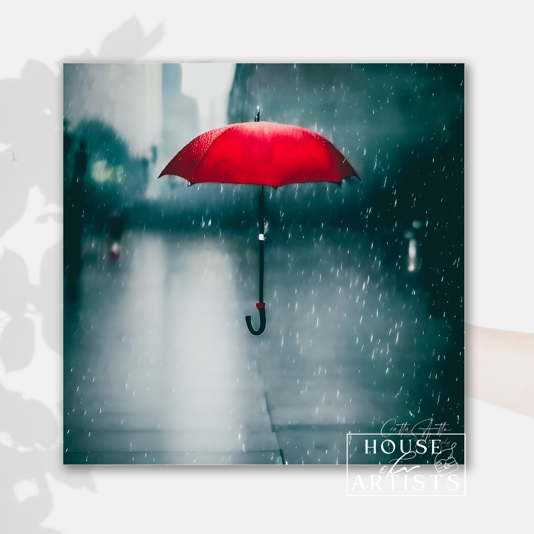 Mix & Match Umbrellas Cityscape Prints