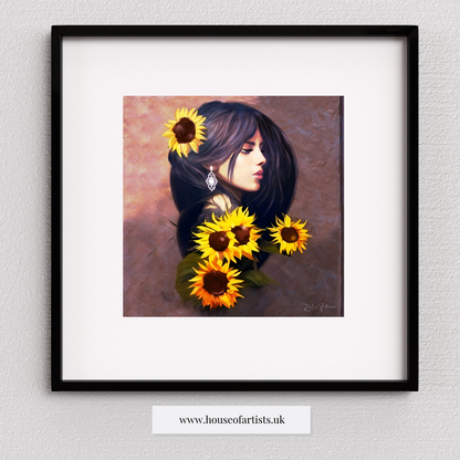 Sunflower Nostalgia Print