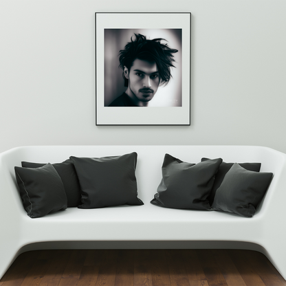 Moody Man Portrait Print