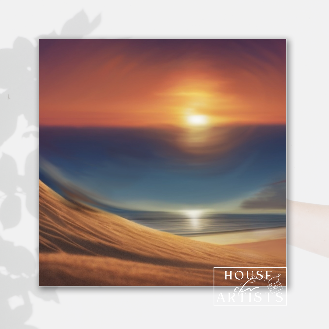 Sunset at the Beach Print