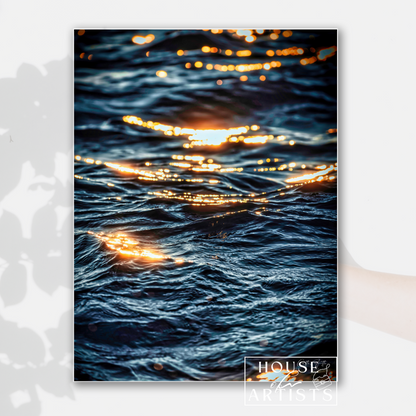 Sunset in Waves Print