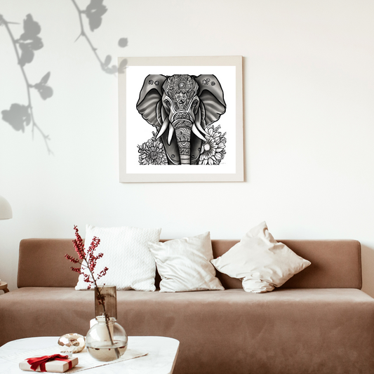 Majestic Elephant Print