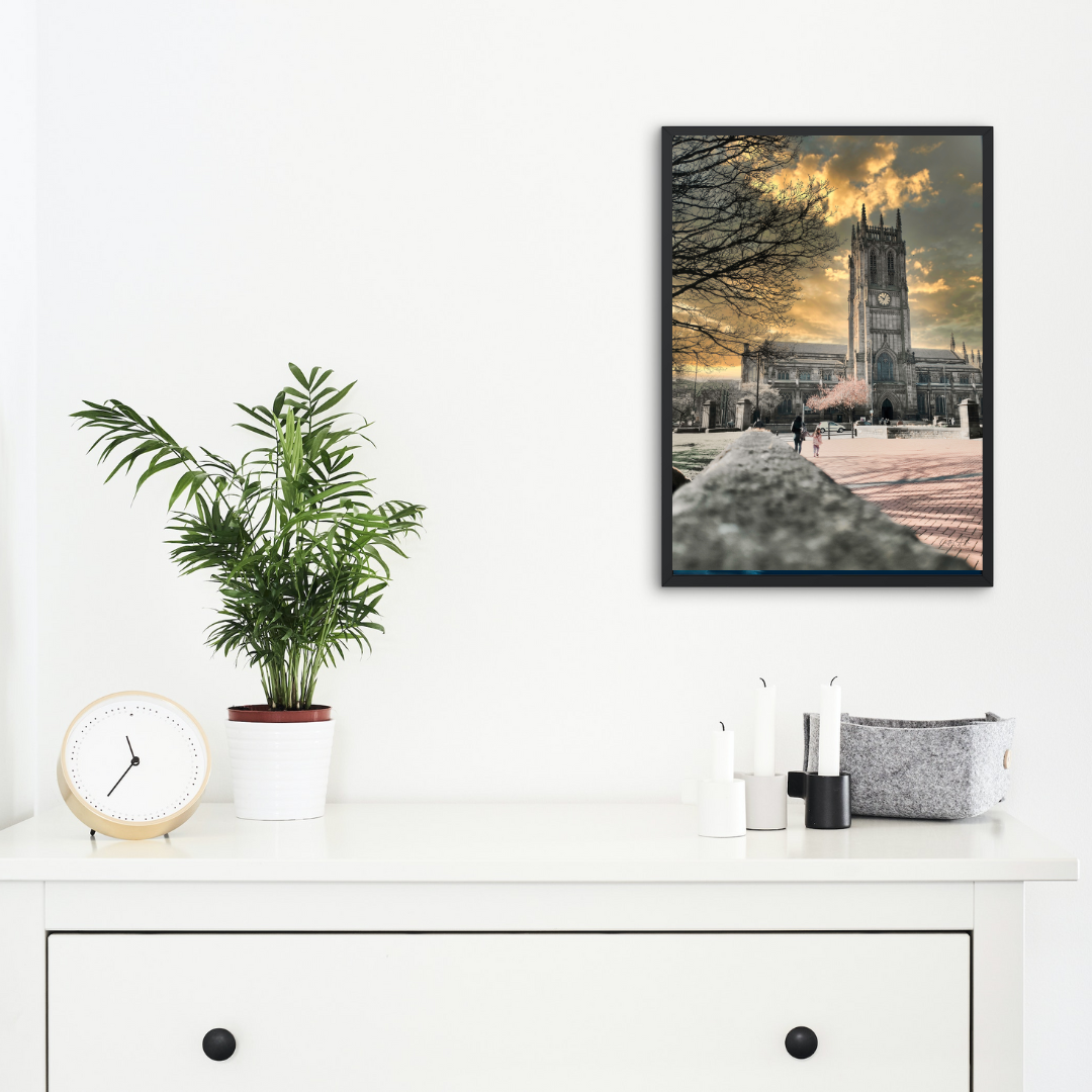 Landscape Cathedral at Sunset Print