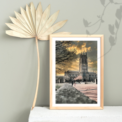 Landscape Cathedral at Sunset Print