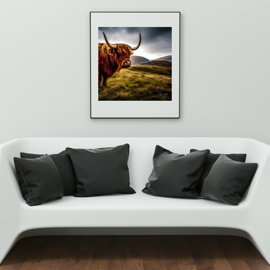 Highland Cow Print