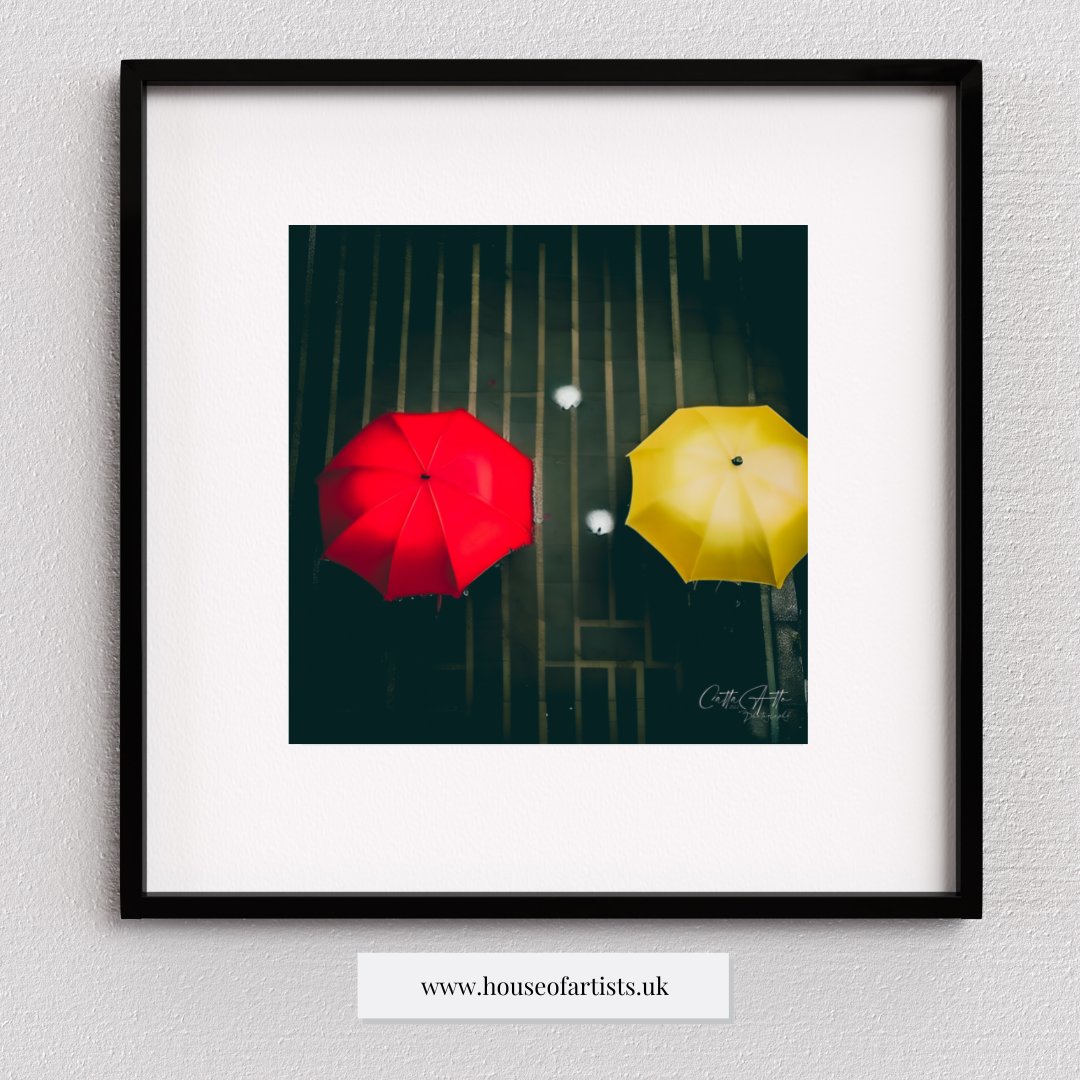 Mix & Match Umbrellas Cityscape Prints